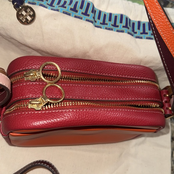 TORY BURCH Perry Bombe Double Strap Mini Bag; dust bag included - Picture 3 of 10